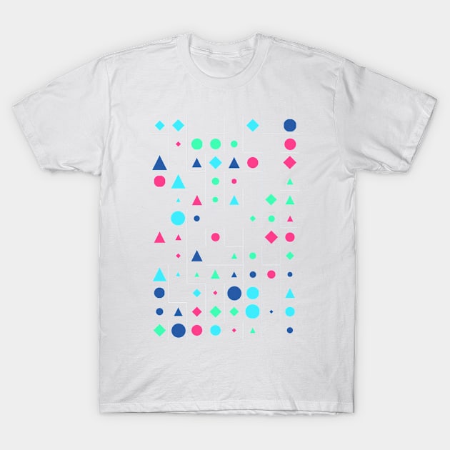 Amazing Geometric Animated Shape Pattern #2 T-Shirt by Trendy-Now